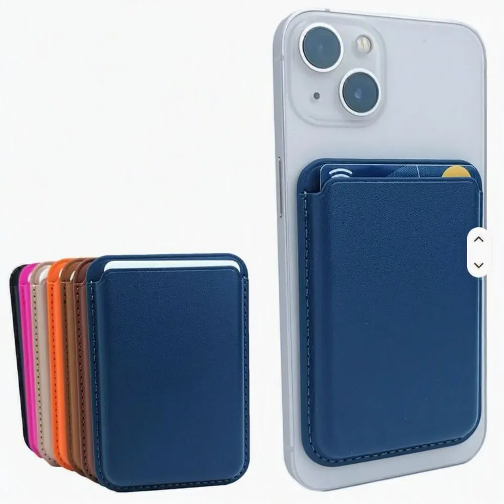 Personalised Pu Leather Phone Back Card Case Wallet for Iphone Magsafe